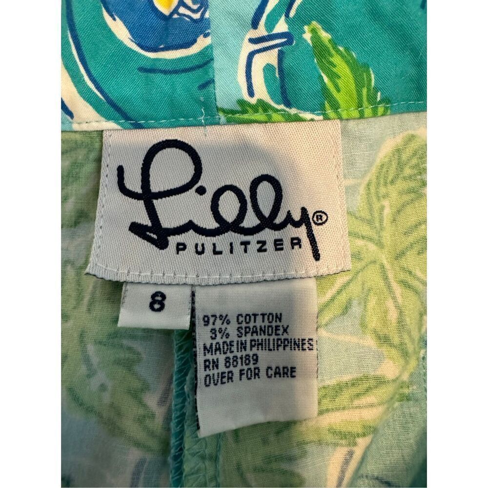 Lilly Pulitzer Womens Capris Size 8 - Picture 3 of 3
